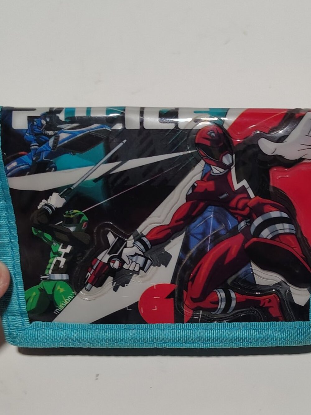 Vintage Disney Store Power Rangers SPD Trifold Wallet Space Patrol Delta Clip